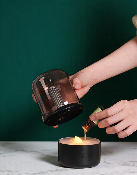 Mini Aroma Diffuser and Night Light