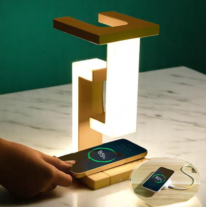 Floating Desk Lamp and Wireless Charger