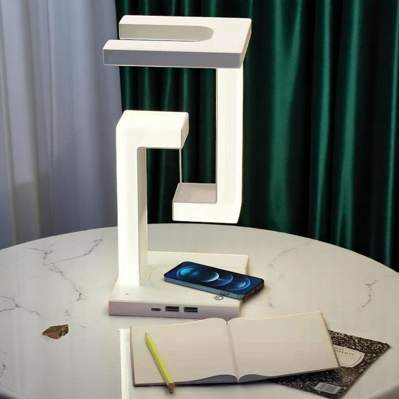 Floating Desk Lamp and Wireless Charger