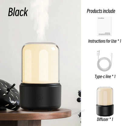 Mini Aroma Diffuser and Night Light