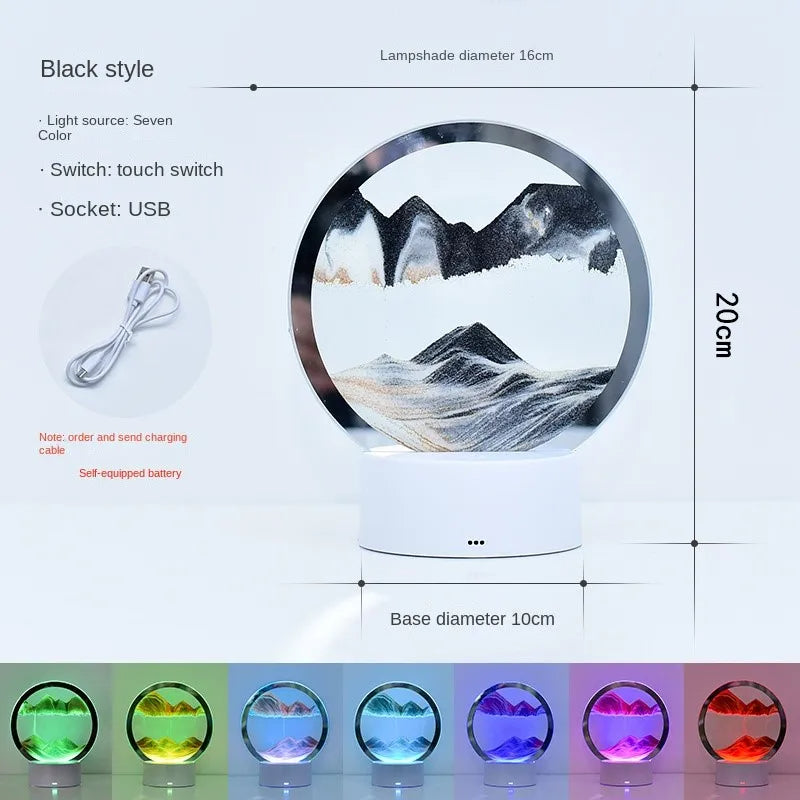 Moving Sand Frame Night Light