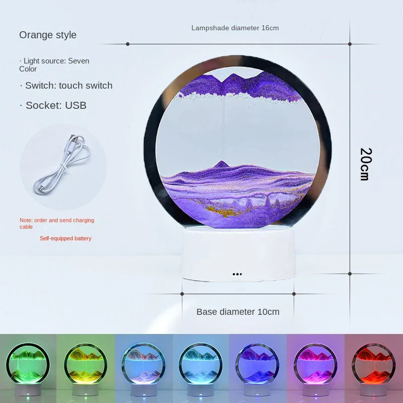 Moving Sand Frame Night Light